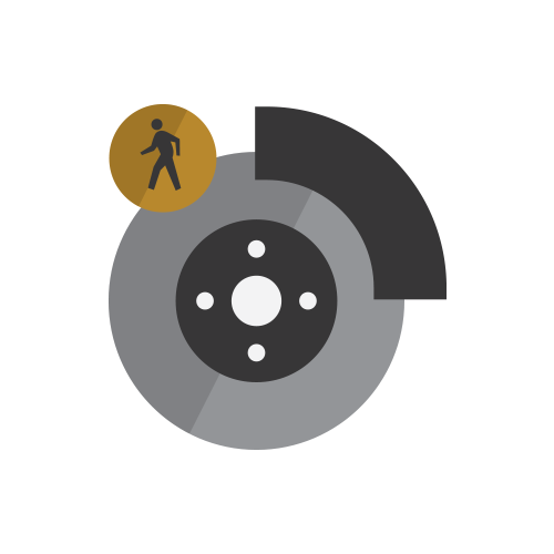 Pedestrian Braking Infographic hover