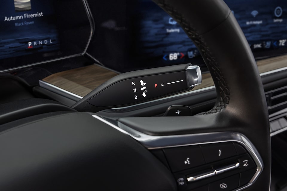 Close-up View of the Infotainment System in the 2025 Chevrolet Tahoe SUV